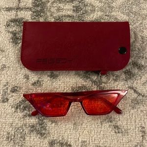 Fun Red Sunglasses